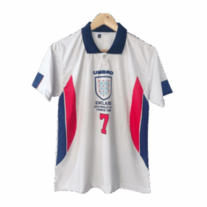 Beckham England 1998 World cup Jersey | Retro collection