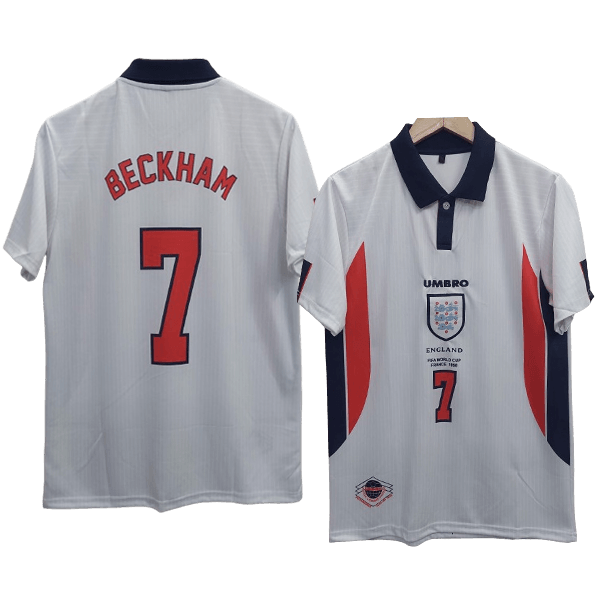 Beckham England 1998 World cup Jersey | Retro collection