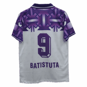 Fiorentina Batistuta 1992-93 Away Five sleeve Jersey | Retro Jersey