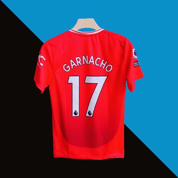 Manchester United 2024-25 Garnacho Home Jersey - Cyberried Store
