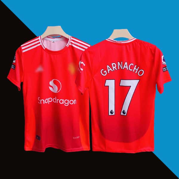 Manchester United 2024-25 Garnacho Home Jersey - Cyberried Store