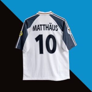 Matthaus 2000 Germany Home Five Sleeve Jersey
