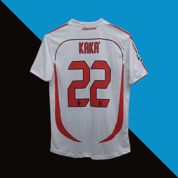 Kaka ac milan 2006-07 away jersey cyberried store product back print 22