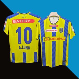 Kerala blasters 2024-25 home jersey luna 10 cyberried product