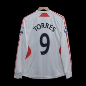 Liverpool Torres 2007-08 Away Full Sleeve Jersey