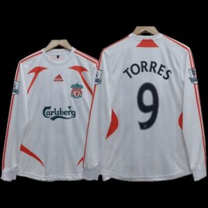 Liverpool Torres 2007-08 Away Full Sleeve Jersey