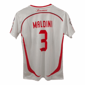 Maldini Ac Milan 2006-07 Away Half Sleeve Jersey