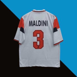 Ac Milan 1994-96 Maldini Away Five Sleeve Jersey