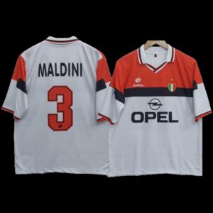 Ac Milan 1994-96 Maldini Away Five Sleeve Jersey