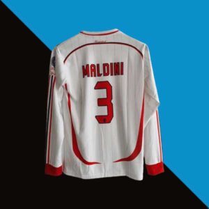 Maldini Ac Milan 2006-07 Away Full Sleeve Jersey