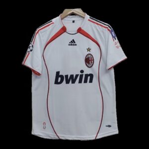 Maldini Ac Milan 2006-07 Away Half Sleeve Jersey | Embroidery
