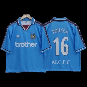 Pollock M.City 1997-98 Home Jersey