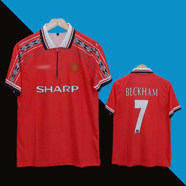 Manchester united 1998-99 david beckham home jersey product