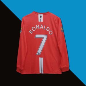 Manchester united Cristiano Ronaldo 2007- 08 Home Full sleeve Jersey | Retro Collection
