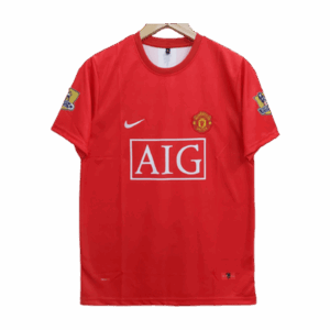 Manchester united C.Ronaldo 2007- 08 home Half Sleeve Jersey