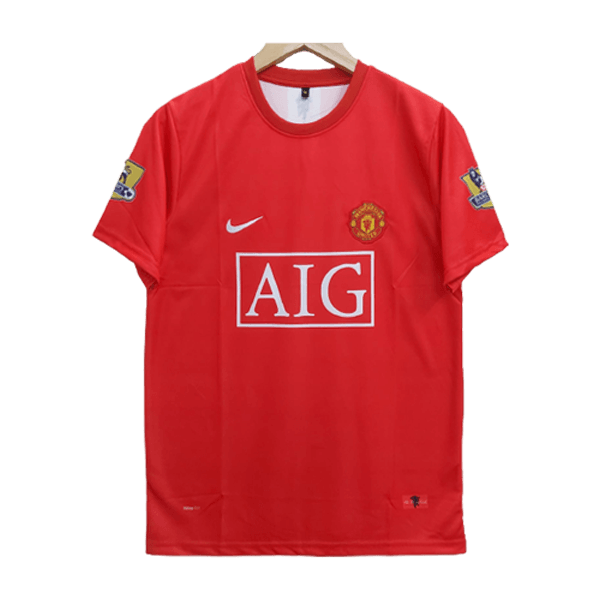 Manchester united C.Ronaldo 2007- 08 home Half Sleeve Jersey - Image 3