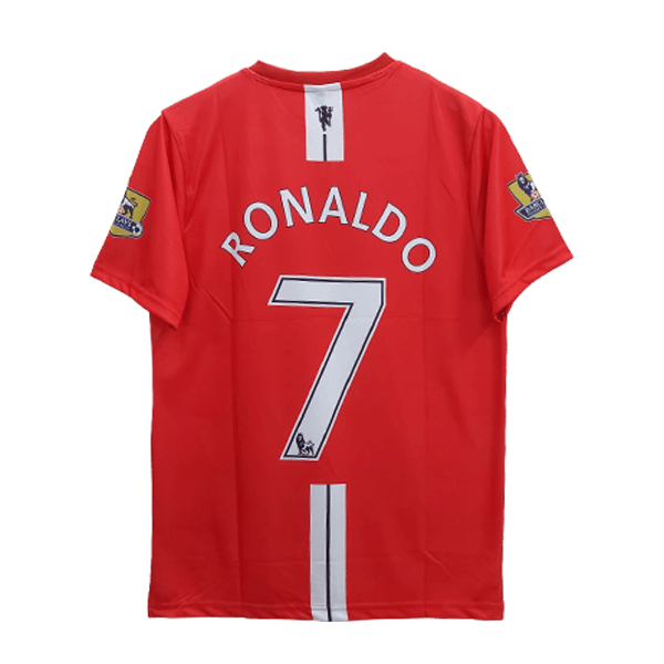 Manchester united C.Ronaldo 2007- 08 home Half Sleeve Jersey - Image 2