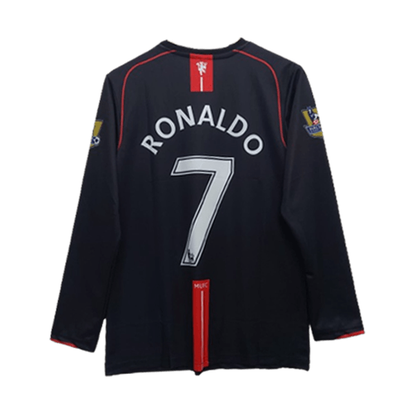 Manchester united C.Ronaldo 2007- 08 Away Full sleeve Jersey - Image 4
