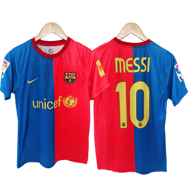 Messi Barcelona 2008-09 Half sleeve Jersey | Retro collection