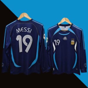 Lionel Messi Argentina 2006-07 Away Jersey | Retro collection