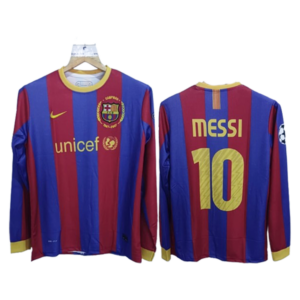 messi barcelona number 10 full sleeve jersey