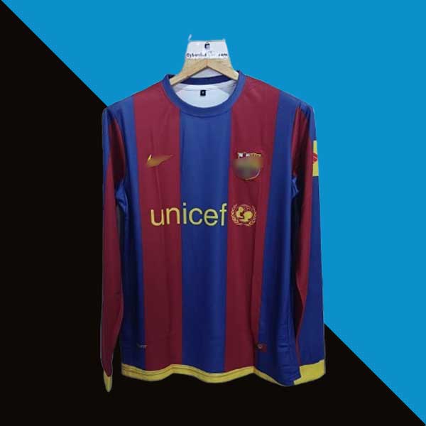 Messi barcelona number 19 full sleeve jersey product cyberried front
