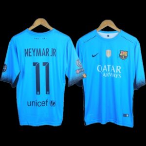 Neymar Barcelona 2015-16 Third Five Sleeve Jersey