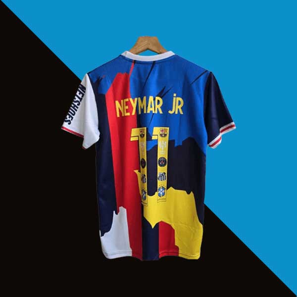 Neymar special all teams embroidery jersey cyberried store product back print 11