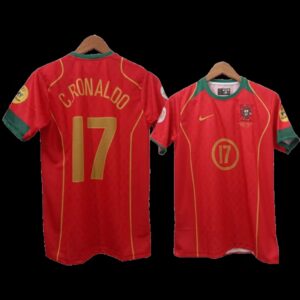 Cristiano Ronaldo Portugal 2004-05 Home Jersey