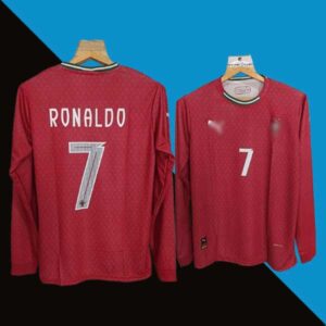 Portugal 2025 Cristiano ronaldo home full sleeve jersey product cyberried