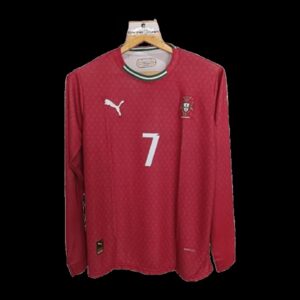 Cristiano Ronaldo Portugal 2025 Home Full Sleeve Jersey