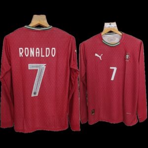 Cristiano Ronaldo Portugal 2025 Home Full Sleeve Jersey