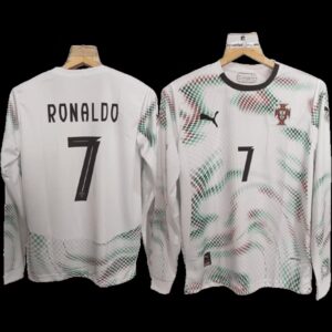 Cristiano Ronaldo Portugal 2025 Away Full Sleeve Jersey