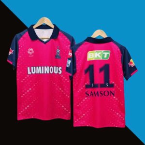 Rajasthan royals 2024 ipl jersey samson 11 printed product