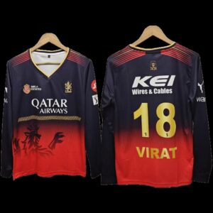 RCB Virat Kohli 2025 Home Full Sleeve Jersey | IPL jersey