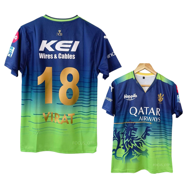 RCB Official Green Virat Kohli Jersey 2023 | IPL jersey