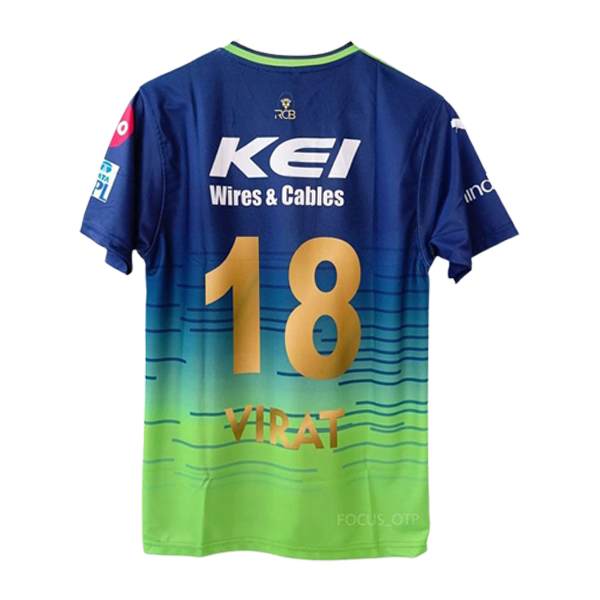 RCB Official Green Virat Kohli Jersey 2023 | IPL jersey - Image 4
