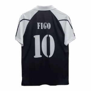 Real Madrid 2001-02 Luiz Figo Away Jersey | Retro Collection