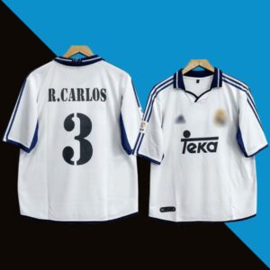 Real Madrid Roberto Carlos 2001-02 Home Jersey | Retro Collection