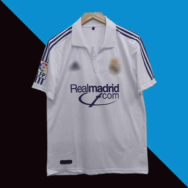 Real Madrid 2001-02 Zidane Home Jersey - Image 3