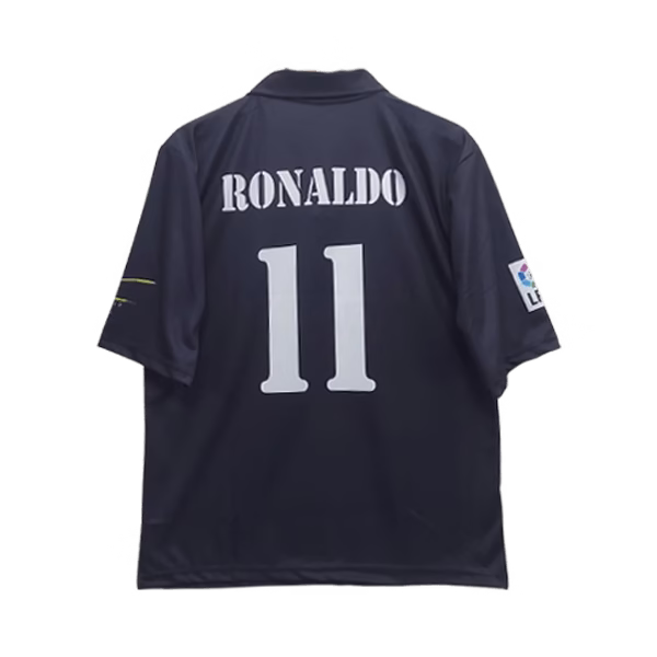 Real Madrid 2002-03 Ronaldo Away Five Sleeve Jersey - Image 2