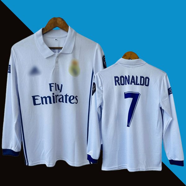 Cristiano ronaldo 2016-17 home full sleeve jersey product cyberried sublimation