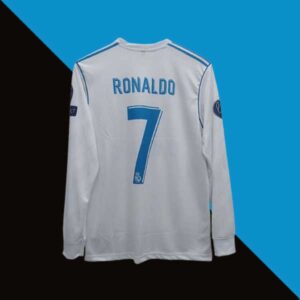 Real Madrid 2017-18 Cristiano Ronaldo Home Full Sleeve Jersey