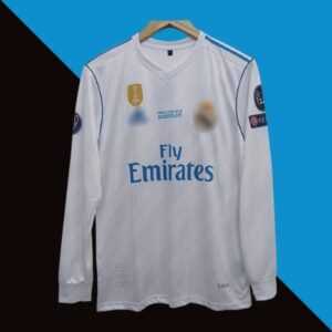 Real Madrid 2017-18 Cristiano Ronaldo Home Full Sleeve Jersey