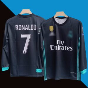 Cristiano Ronaldo 2017-18 Real madrid Away Full Sleeve Jersey