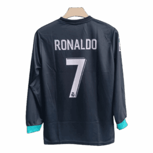 Cristiano Ronaldo 2017-18 Real madrid Away Full Sleeve Jersey