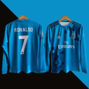 Real madrid 2017-18 third full sleeve jersey product cyberried