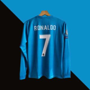 Real Madrid 2017-18 Bicycle Third Full Sleeve Jersey Ronaldo 7