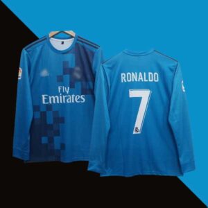 Real Madrid 2017-18 Bicycle Third Full Sleeve Jersey Ronaldo 7