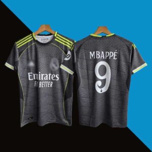 Real madrid 2025-26 mbappe away jersey product cyberried